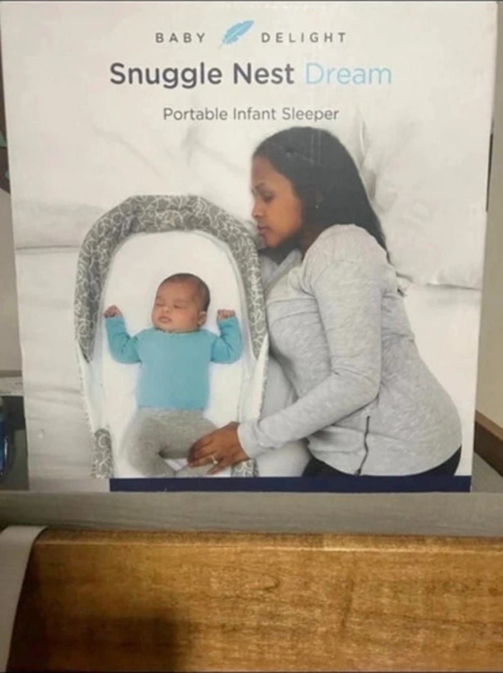 Baby Delight Snuggle Nest Dream Gray